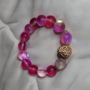 Pink Moonstone Bracelet